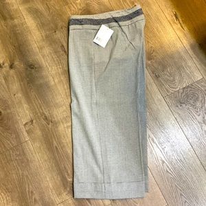 Axcess gray & white cropped pants.